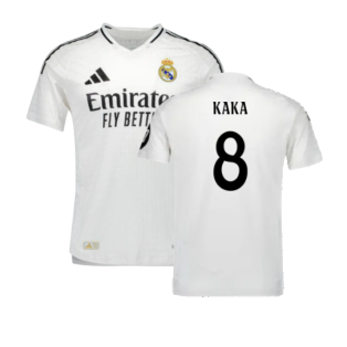 2024-2025 Real Madrid Authentic Home Shirt (Kaka 8)