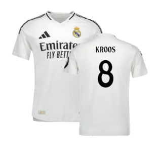 2024-2025 Real Madrid Authentic Home Shirt (Kroos 8)