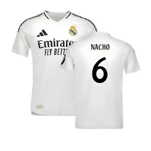 2024-2025 Real Madrid Authentic Home Shirt (Nacho 6)