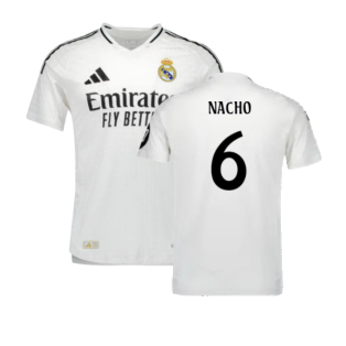 2024-2025 Real Madrid Authentic Home Shirt (Nacho 6)