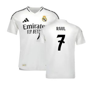 2024-2025 Real Madrid Authentic Home Shirt (Raul 7)