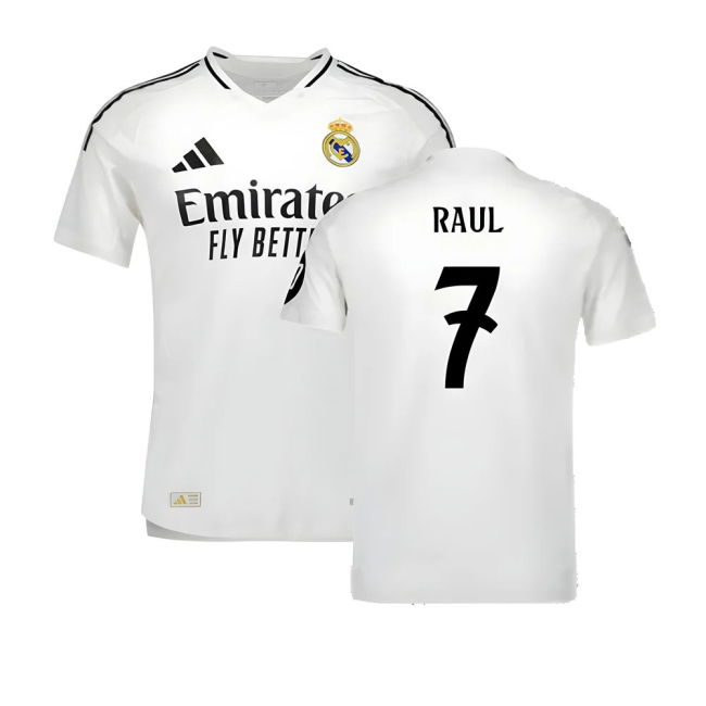 2024-2025 Real Madrid Authentic Home Shirt (Raul 7)