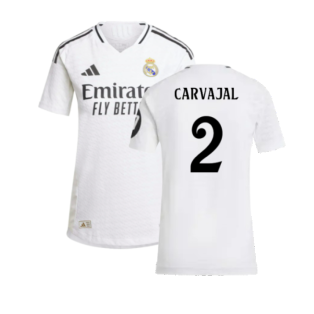 2024-2025 Real Madrid Authentic Home Shirt (Womens) (Carvajal 2)