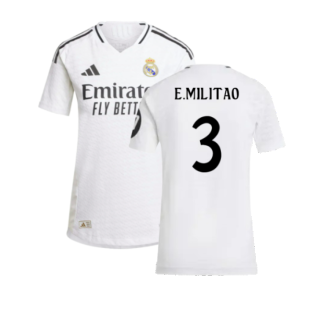 2024-2025 Real Madrid Authentic Home Shirt (Womens) (E.Militao 3)