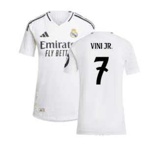 2024-2025 Real Madrid Authentic Home Shirt (Womens) (Vini Jr. 7)