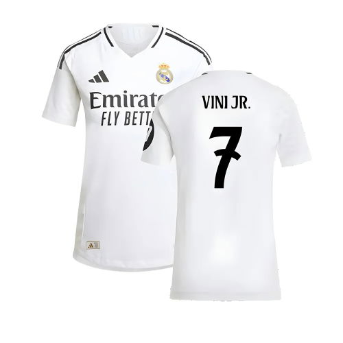 2024-2025 Real Madrid Authentic Home Shirt (Womens) (Vini Jr. 7)