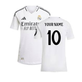 2024-2025 Real Madrid Authentic Home Shirt (Womens) (Your Name)