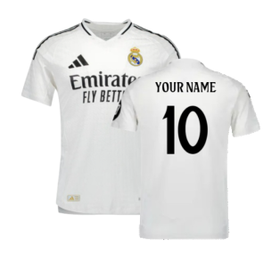 2024-2025 Real Madrid Authentic Home Shirt (Your Name)