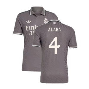2024-2025 Real Madrid Authentic Third Shirt (Alaba 4)