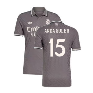 2024-2025 Real Madrid Authentic Third Shirt (Arda Guler 15)
