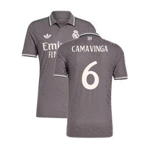 2024-2025 Real Madrid Authentic Third Shirt (Camavinga 6)