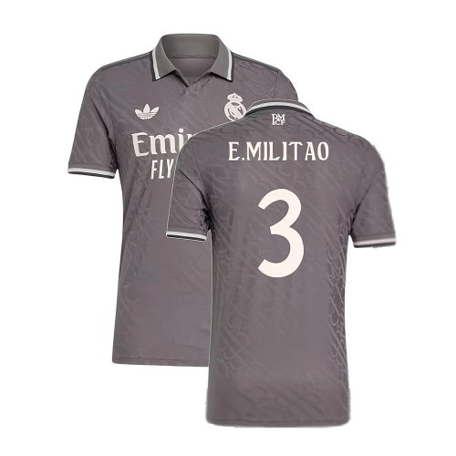 2024-2025 Real Madrid Authentic Third Shirt (E.Militao 3)