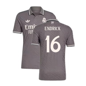 2024-2025 Real Madrid Authentic Third Shirt (Endrick 16)