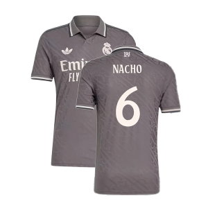 2024-2025 Real Madrid Authentic Third Shirt (Nacho 6)