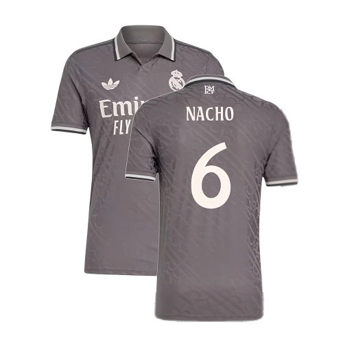 2024-2025 Real Madrid Authentic Third Shirt (Nacho 6)
