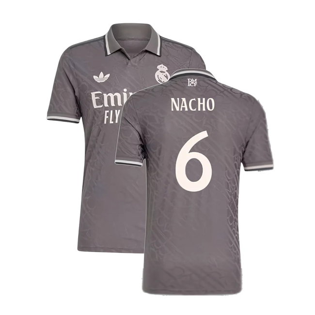 2024-2025 Real Madrid Authentic Third Shirt (Nacho 6)