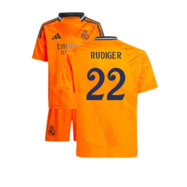 2024-2025 Real Madrid Away Mini Kit (Rudiger 22)