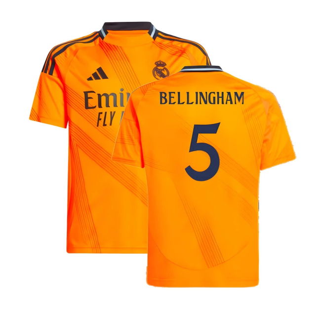 2024-2025 Real Madrid Away Shirt (Kids) (Bellingham 5)