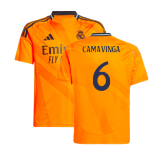 2024-2025 Real Madrid Away Shirt (Kids) (Camavinga 6)