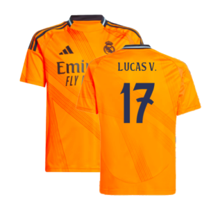 2024-2025 Real Madrid Away Shirt (Kids) (Lucas V. 17)
