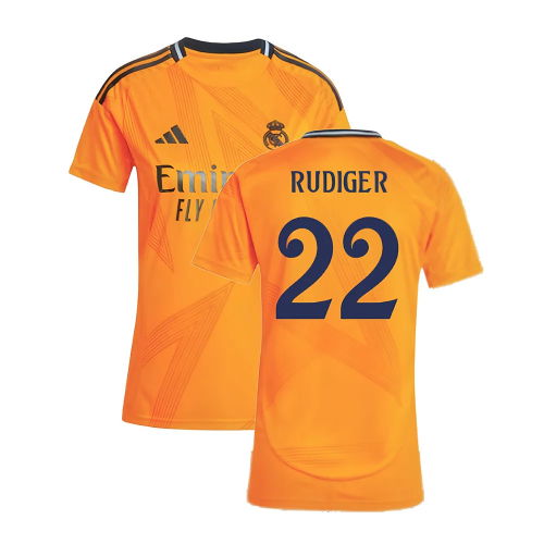 2024-2025 Real Madrid Away Shirt (Womens) (Rudiger 22)