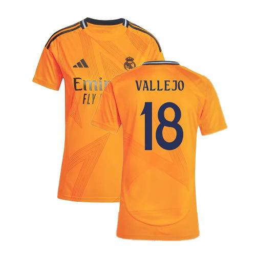 2024-2025 Real Madrid Away Shirt (Womens) (Vallejo 18)