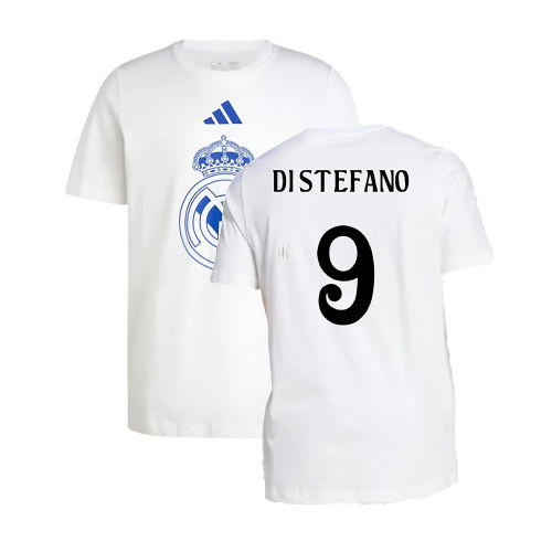 2024-2025 Real Madrid DNA Graphic Tee (White) (Di Stefano 9)