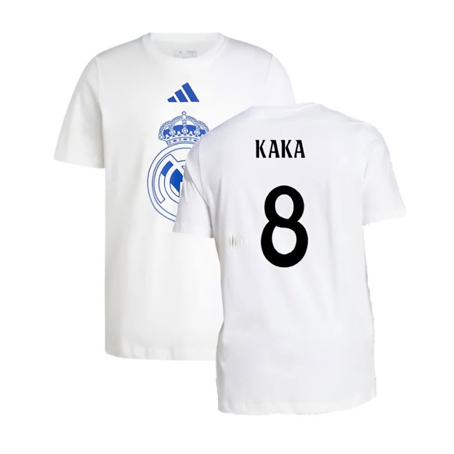 2024-2025 Real Madrid DNA Graphic Tee (White) (Kaka 8)