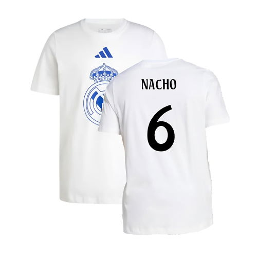2024-2025 Real Madrid DNA Graphic Tee (White) (Nacho 6)