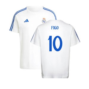 2024-2025 Real Madrid DNA Tee (White) (Figo 10)