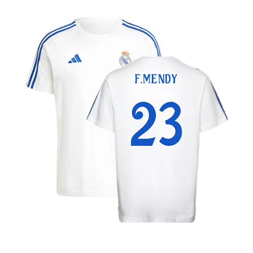 2024-2025 Real Madrid DNA Tee (White) (F.Mendy 23)