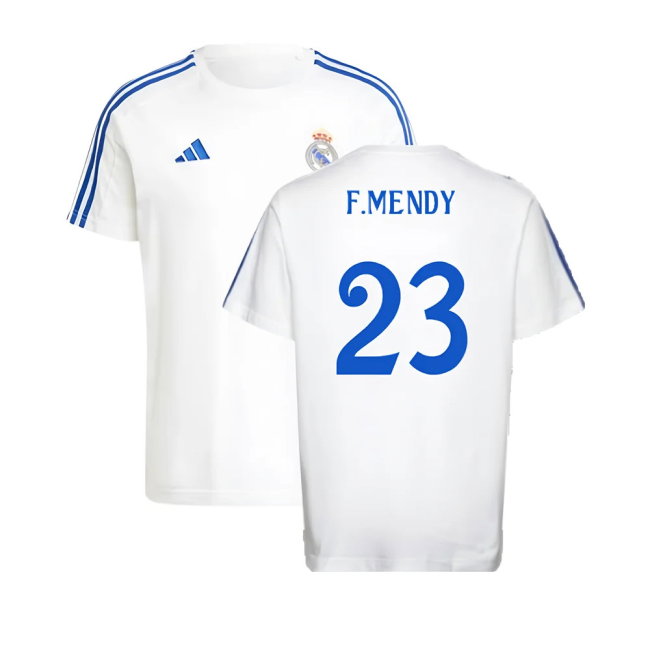 2024-2025 Real Madrid DNA Tee (White) (F.Mendy 23)