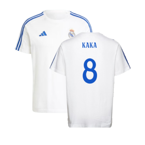 2024-2025 Real Madrid DNA Tee (White) (Kaka 8)