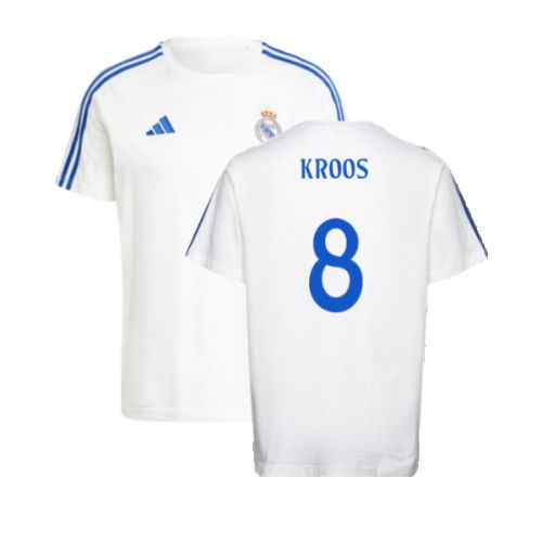 2024-2025 Real Madrid DNA Tee (White) (Kroos 8)