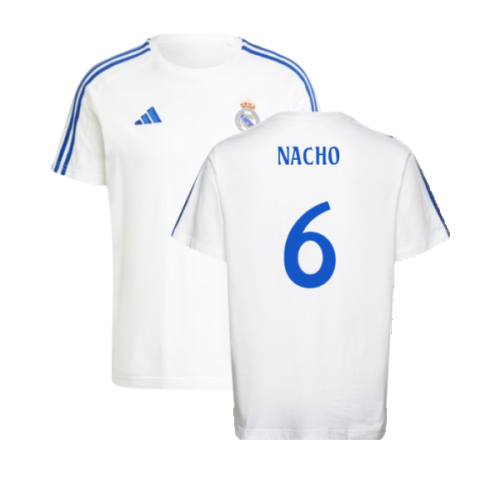 2024-2025 Real Madrid DNA Tee (White) (Nacho 6)