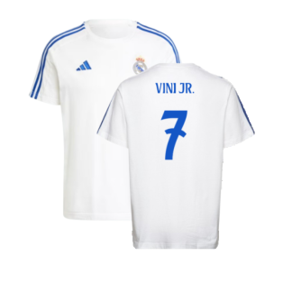 2024-2025 Real Madrid DNA Tee (White) (Vini Jr. 7)