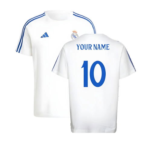 2024-2025 Real Madrid DNA Tee (White) (Your Name)