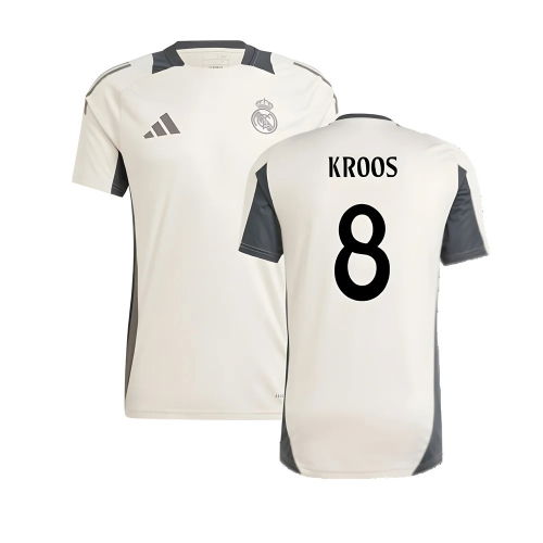 2024-2025 Real Madrid EU Training Jersey (Putty Mauve) (Kroos 8)