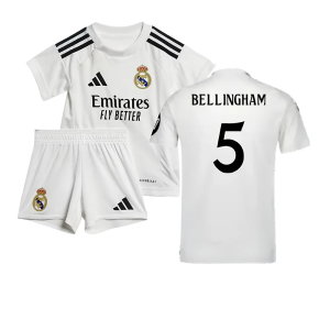 2024-2025 Real Madrid Home Baby Kit (Bellingham 5)