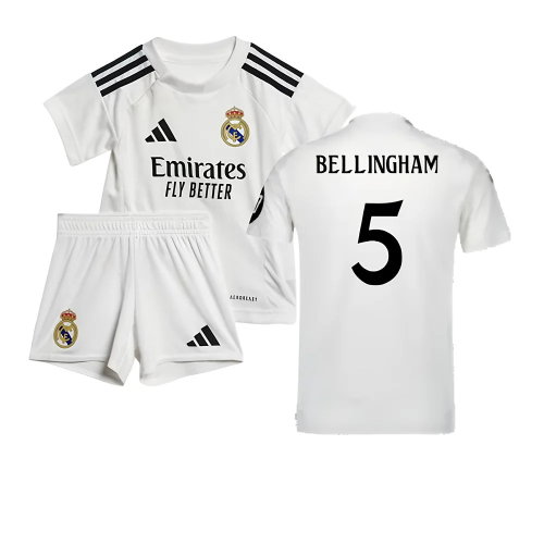 2024-2025 Real Madrid Home Baby Kit (Bellingham 5)