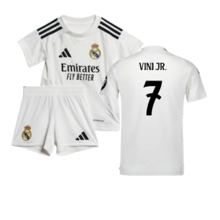 2024-2025 Real Madrid Home Baby Kit (Vini Jr. 7)