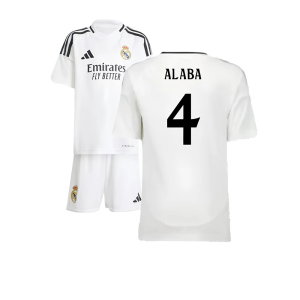 2024-2025 Real Madrid Home Mini Kit (Alaba 4)