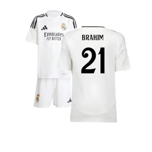 2024-2025 Real Madrid Home Mini Kit (Brahim 21)