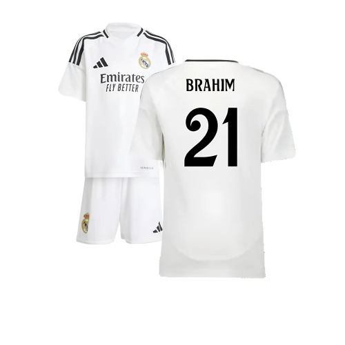 2024-2025 Real Madrid Home Mini Kit (Brahim 21)