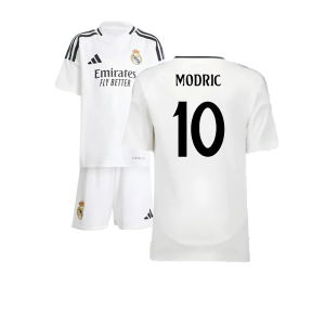 2024-2025 Real Madrid Home Mini Kit (Modric 10)