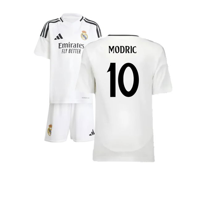 2024-2025 Real Madrid Home Mini Kit (Modric 10)