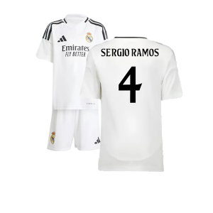 2024-2025 Real Madrid Home Mini Kit (Sergio Ramos 4)