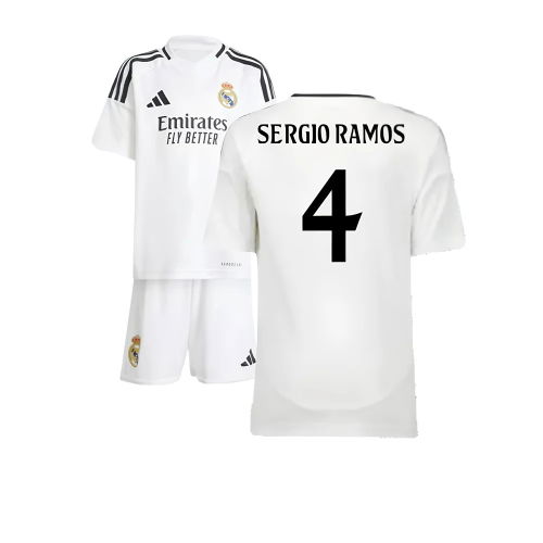 2024-2025 Real Madrid Home Mini Kit (Sergio Ramos 4)