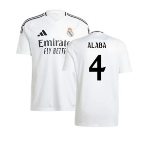 2024-2025 Real Madrid Home Shirt (Alaba 4)