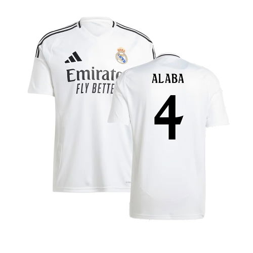 2024-2025 Real Madrid Home Shirt (Alaba 4)